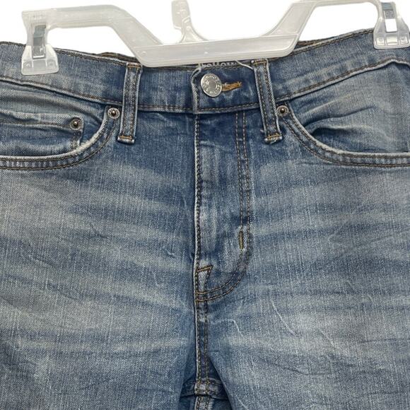 Good Fellow & Co Mens 29X30 Factory Whiskered & Faded Denim Skinny Jeans - Picture 2 of 4